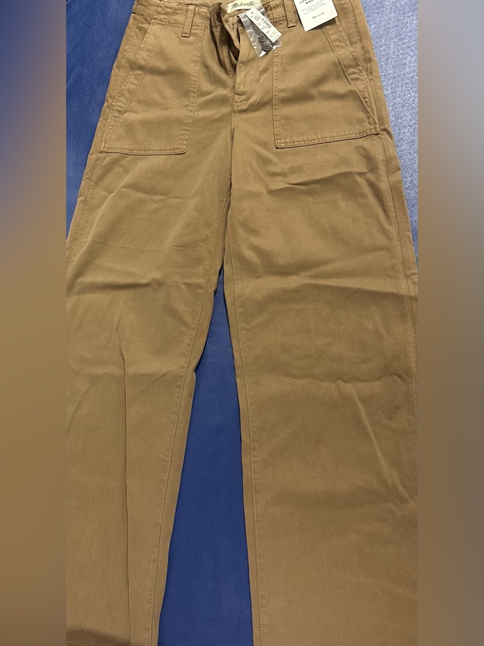 Madewell The Low-Slung Baggy Utility Pant - Dried Tobacco - Size 25 XS